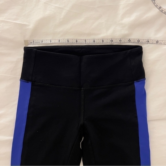 ALO Yoga leggings blue and black 7/8 ankle length Size M​​​​​​​​​​​​​​​​​​​ - Picture 12 of 14
